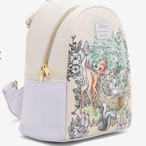 Loungefly Disney Bambi Mini Backpack Thumper Flower Bambi And Forest Friends Bag main image 4